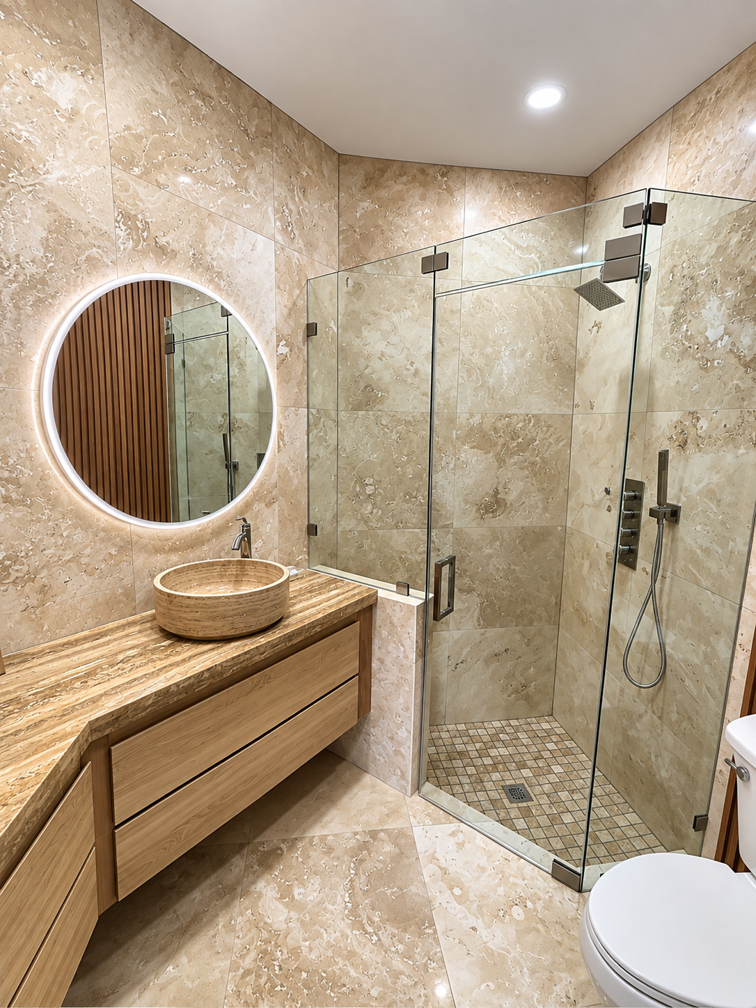 Bathroom remodeling project